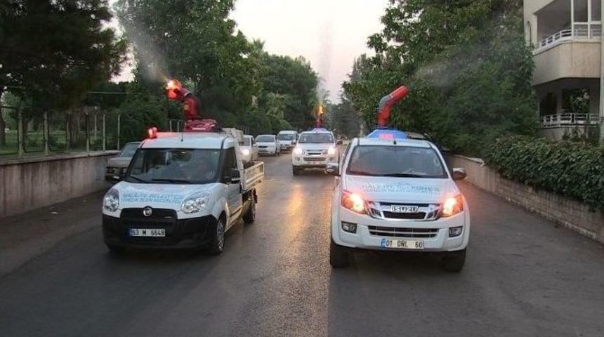 Haliliye’de 24 Saat İlaçlama Hizmeti