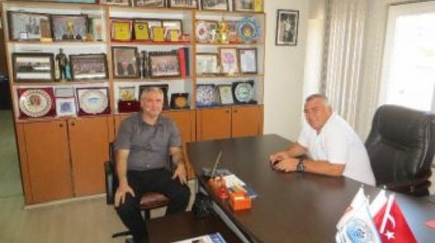 Boz&uuml;y&uuml;k İl&ccedil;e Sağlık M&uuml;d&uuml;r&uuml; Ko&ccedil;ak&rsquo;tan Tso Başkanı Levent&rsquo;e Ziyaret