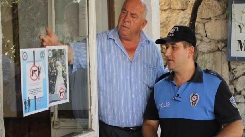 D&uuml;ğ&uuml;nlerde Kullanılan Silaha Afişli &Ouml;nlem