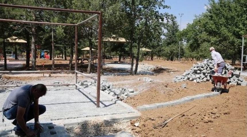 Rabia Parkı &Ccedil;alışmaları Hızla Devam Ediyor