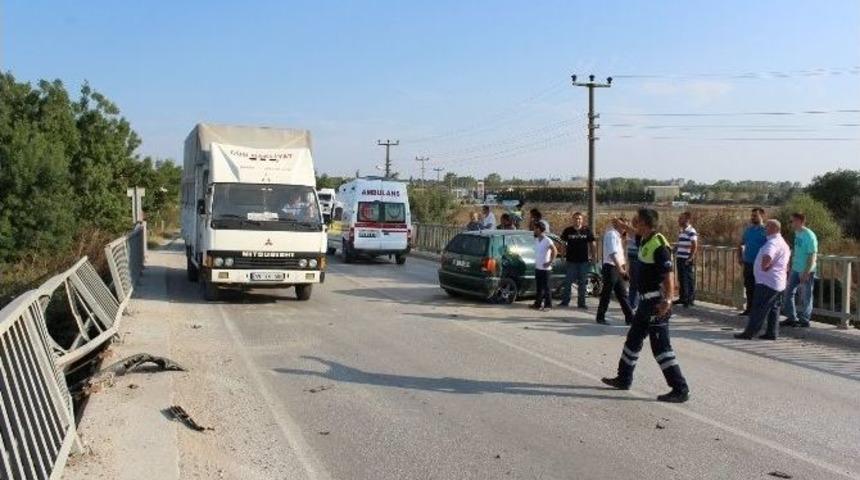 Saray&rsquo;da Trafik Kazası: 1 Yaralı