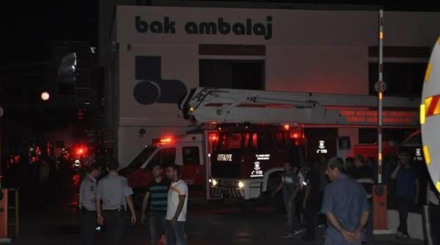 Ambalaj Fabrikasında Yangın: 1 Yaralı