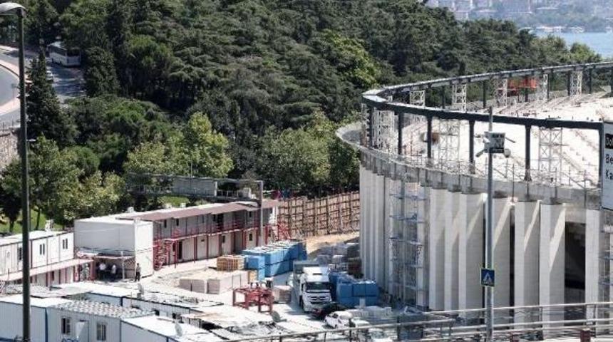 Beşiktaş Vodafone Arena Inşaatı Ge&ccedil;ici Olarak Durduruldu