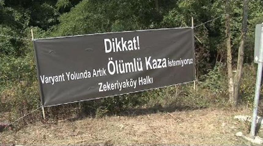 D&uuml;n Kaza Bug&uuml;n Eylem: Bu Yolda Artık Kaza Istemiyoruz