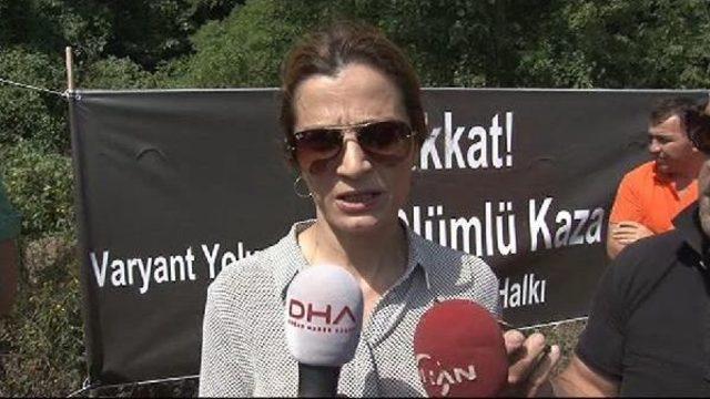 Dün Kaza Bugün Eylem: Bu Yolda Artık Kaza Istemiyoruz