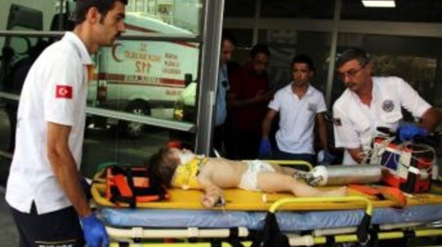 &Uuml;zerine Televizyon D&uuml;şen &Ccedil;ocuk Ağır Yaralandı