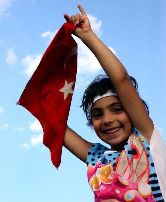 Erzurum'da Terör Tepki Yürüyüşü