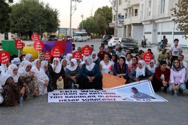 Varto'da Öldürülen Pkk'lı Kevser Eltürk Için Nusaybin'de Yürüyüş Yapıldı