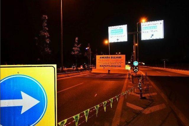 Ankara Bulvarı Saat 03.00&rsquo;da Kapatıldı 2