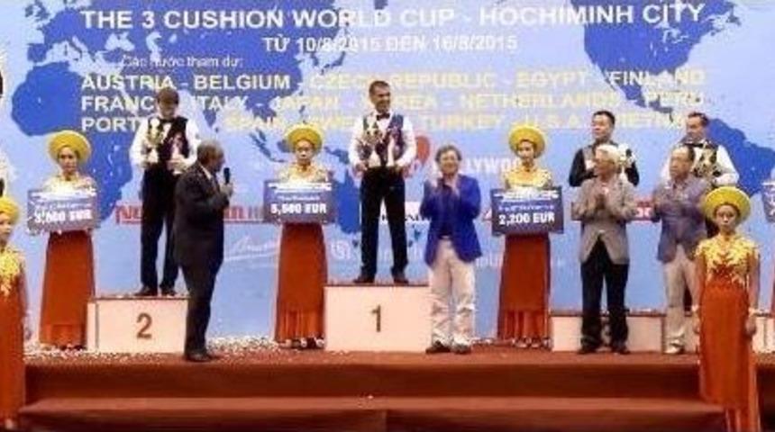 Milli Bilardocu Tayfun Taşdemir D&uuml;nya Kupası Şampiyonu Oldu