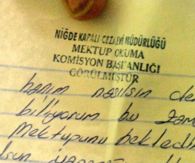Cezaevindeki Eski Eşten 'okunmuştur' Damgalı Mektupla Tehdit
