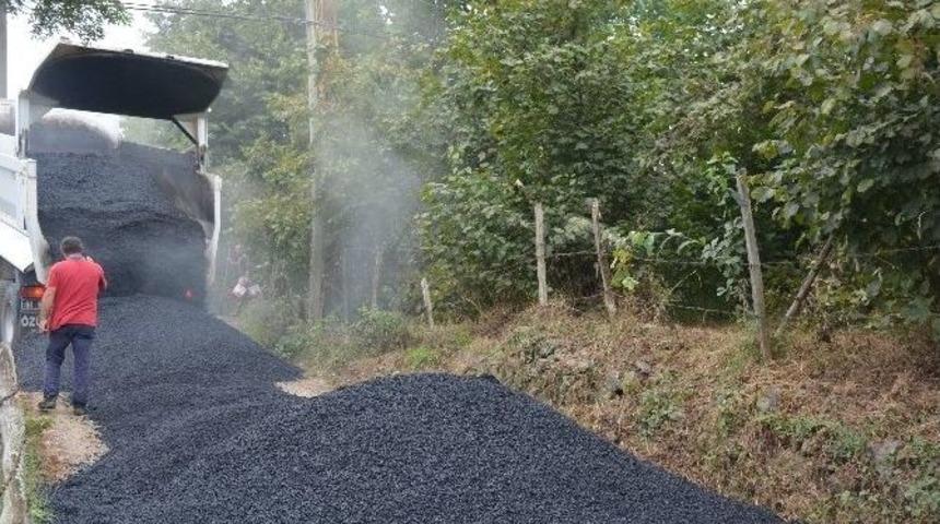Trabzon&rsquo;da Bulak Mahallesi&rsquo;nde Asfalt Sevinci