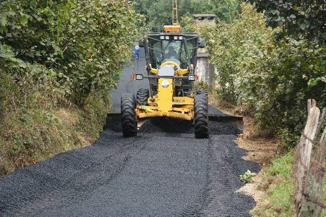 Trabzon’da Bulak Mahallesi’nde Asfalt Sevinci