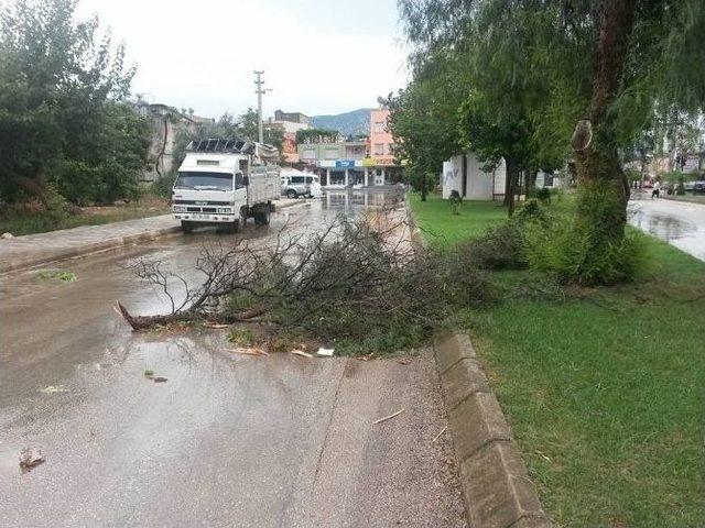 Yağmur Ve Fırtına Hayatı Olumsuz Etkiledi