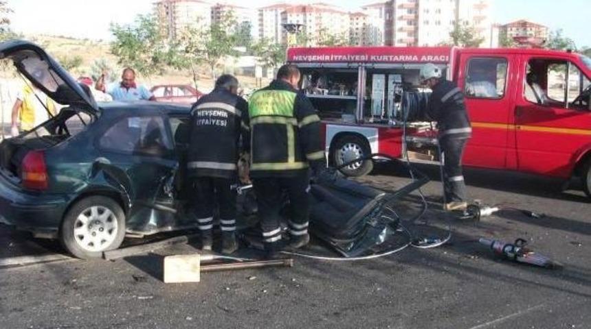 Nevşehir&rsquo;De Kaza: 1 &Ouml;l&uuml;, 2 Yaralı