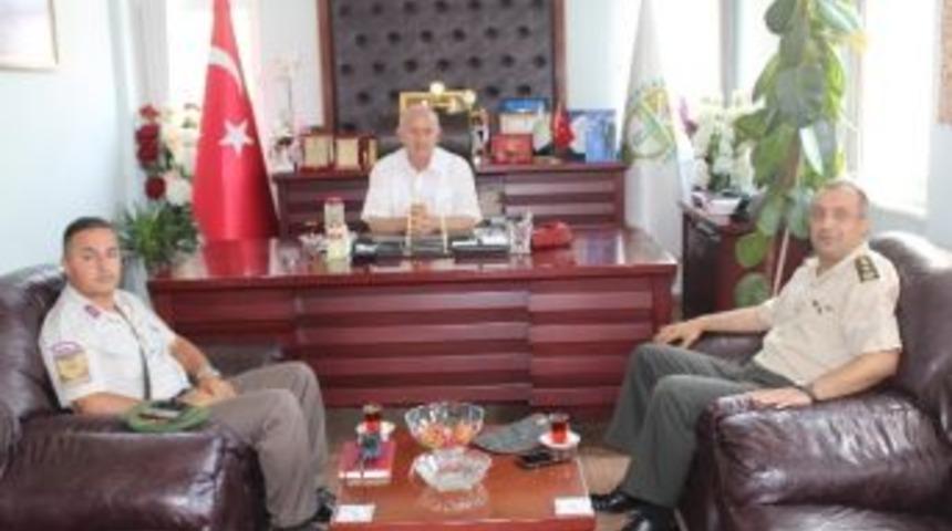 Albay Aktemur&rsquo;dan Başkan Karamana Ziyaret