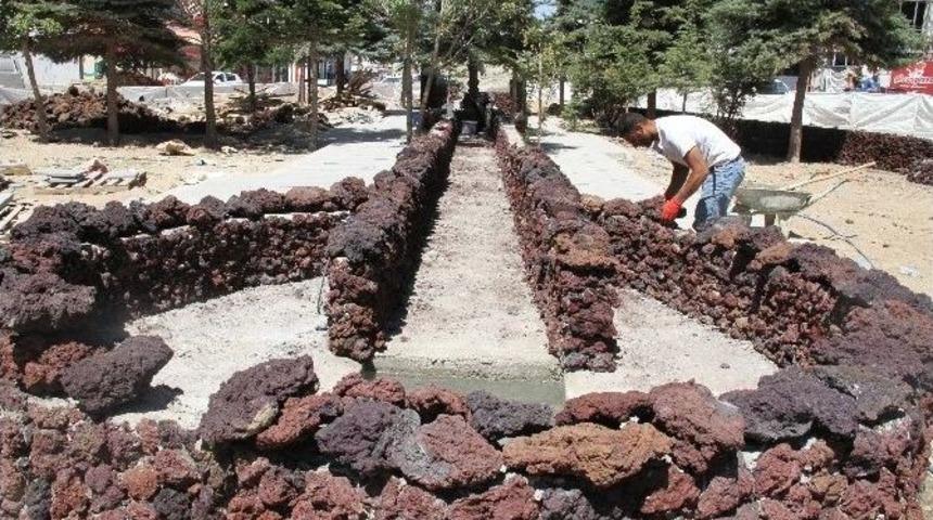 Erciş&rsquo;te Park Yapımı