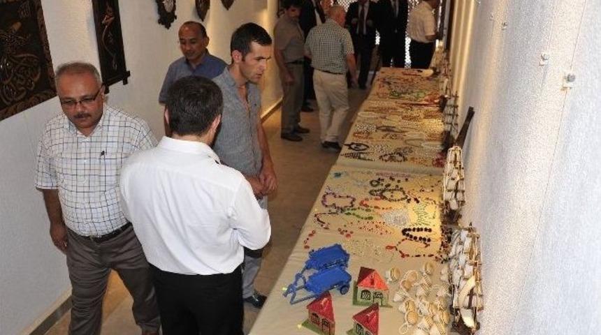 Karaman&rsquo;da Cezaevi El İşi Sergisi