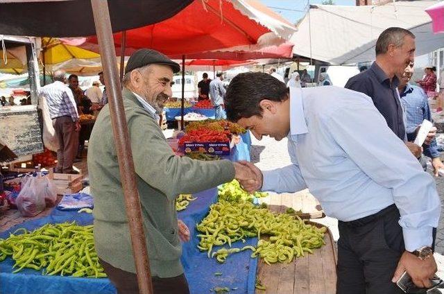 Başkan Kalın’dan Pazar Ziyareti