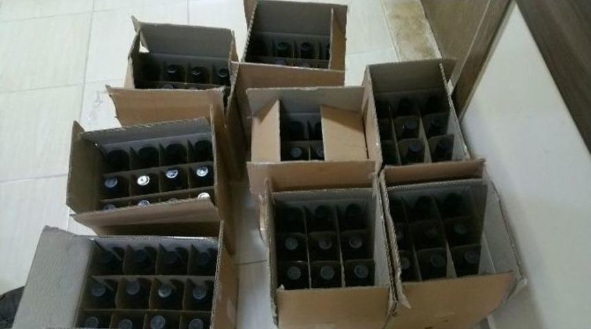 Didim&rsquo;de 188 Şişe Ka&ccedil;ak İ&ccedil;ki Yakalandı