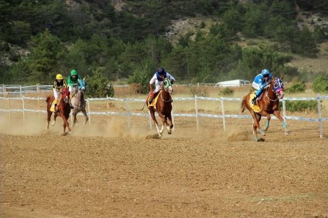 Taşk&ouml;pr&uuml;&rsquo;de At Yarışları Nefes Kesti