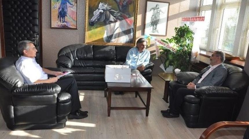 Başkan &Ccedil;elikcan&rsquo;dan Y&uuml;reğir Kaymakamına Ziyaret