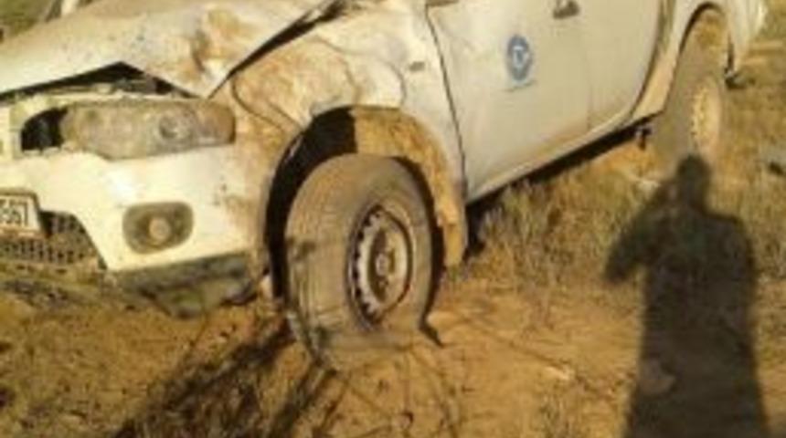 Elektrik Arıza Ekibi Kaza Yaptı: 2 &Ouml;l&uuml;