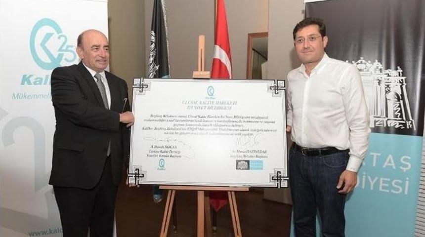 Beşiktaş Belediyesi Kalder&rsquo;le İşbirliğine İmza Attı