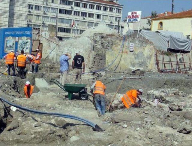 Samsun'da Tarihi Hamam Ortaya Çıkarıldı