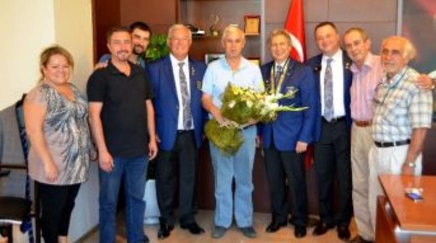 Rotary B&ouml;lge Federasyon Başkanı Reha Akın&rsquo;dan Başkan Toyran&rsquo;a Ziyaret