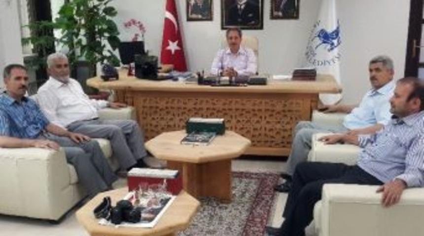M&uuml;ft&uuml; &Ouml;zdemir&rsquo;den Başkan Akkaya&rsquo;ya Veda Ziyareti