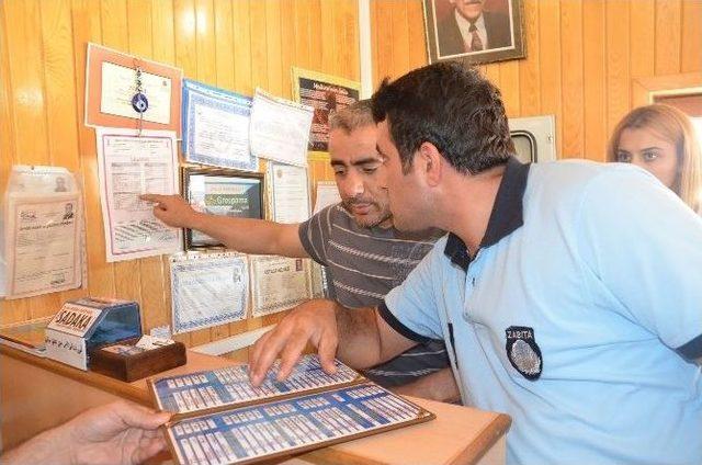 Trabzon B&uuml;y&uuml;kşehir Belediye Zabıtası Uzung&ouml;l&rsquo;de Fiyatları Denetledi 2