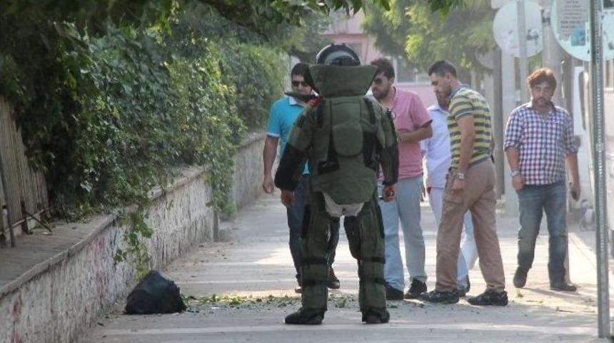 Ş&uuml;pheli Kadın &Ccedil;antası F&uuml;nye İle Patlatıldı