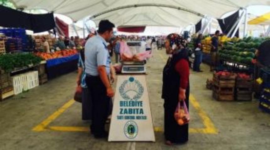 &Ccedil;aycuma Zabıtasından Tartı Ve Etiket Kontrol&uuml;
