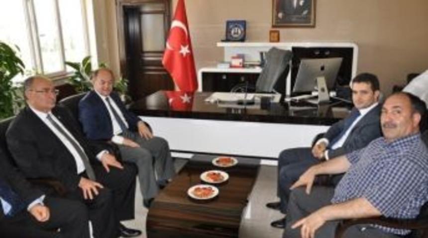 Akdağ, K&ouml;pr&uuml;k&ouml;y Kaymakamı Bilici&rsquo;yi Ziyaret Etti