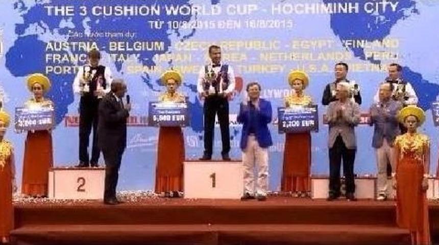 Milli Bilardocu Tayfun Taşdemir D&uuml;nya Kupası Şampiyonu Oldu