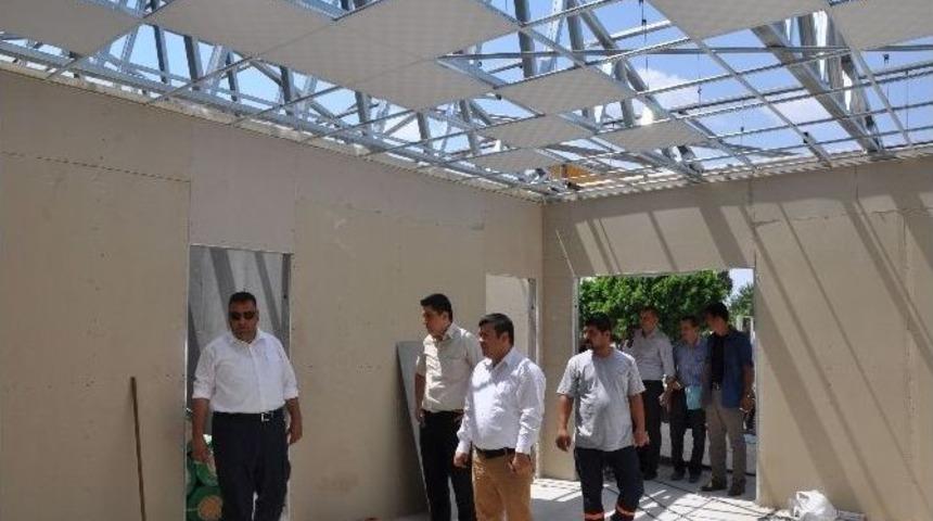 Başkan Can, &Ccedil;alışmaları Yerinde İnceledi