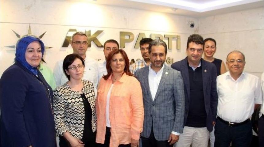 &Ccedil;er&ccedil;ioğlu&rsquo;ndan Ak Partiye Taziye Ziyareti