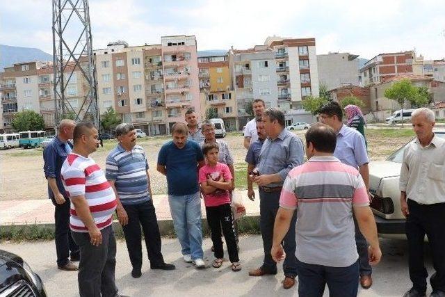 Başkan Çerçi, Yeni Mahalle’de İncelemelerde Bulundu