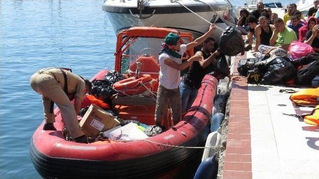 Ayvacık&rsquo;ta 103 Ka&ccedil;ak G&ouml;&ccedil;men Yakalandı 3