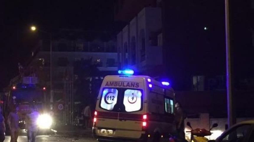 Otelde &Ccedil;ıkan Yangında Turistler Dumandan Etkilendi