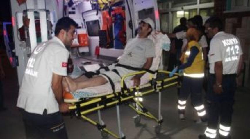 Beyşehir&rsquo;de Bı&ccedil;akla Yaralama