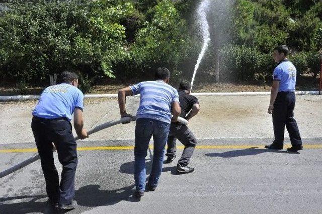 Muğla Büyükşehir İtfaiyesinden Uygulamalı Eğitim