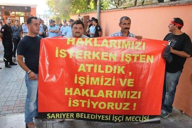 Sarıyer’de İşten Atılan Taşeron İşçiler İmar Müdürlüğü’nü İşgal Etti