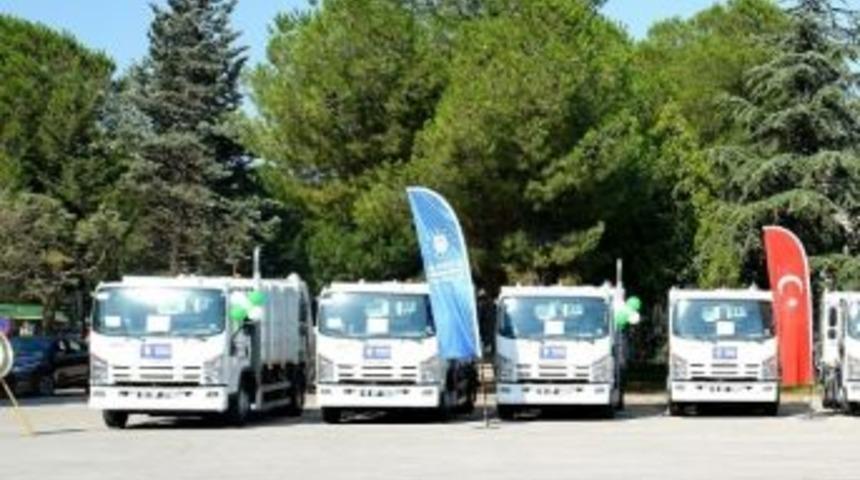 B&uuml;y&uuml;kşehir&rsquo;den İl&ccedil;elere &Ccedil;&ouml;p Kamyonu Desteği