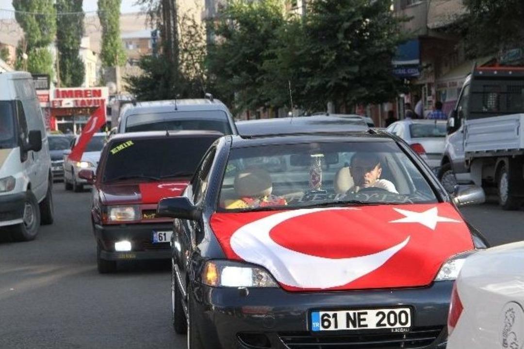 Ardahan&rsquo;da Ter&ouml;re Tepki Konvoyu