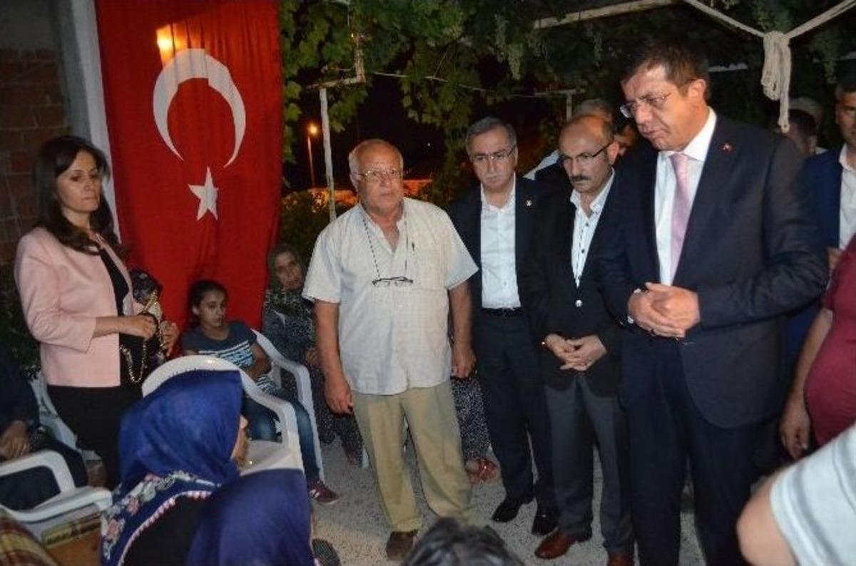 Bakan Zeybekci, Şehitevi&rsquo;nde