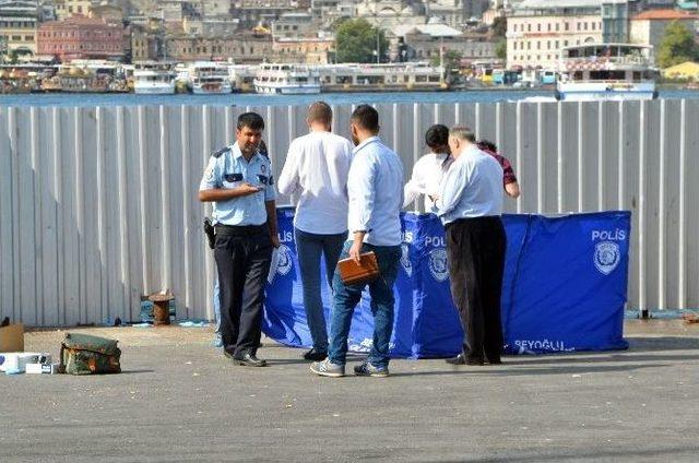 Karaköy’de Denizde Ceset Bulundu