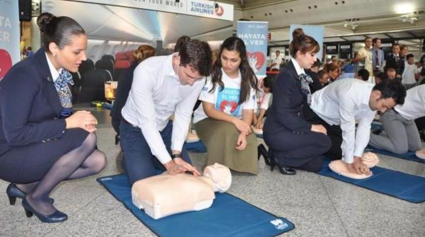 Atat&uuml;rk Havalimanı'nda "hayata El Ver" Tatbikatı