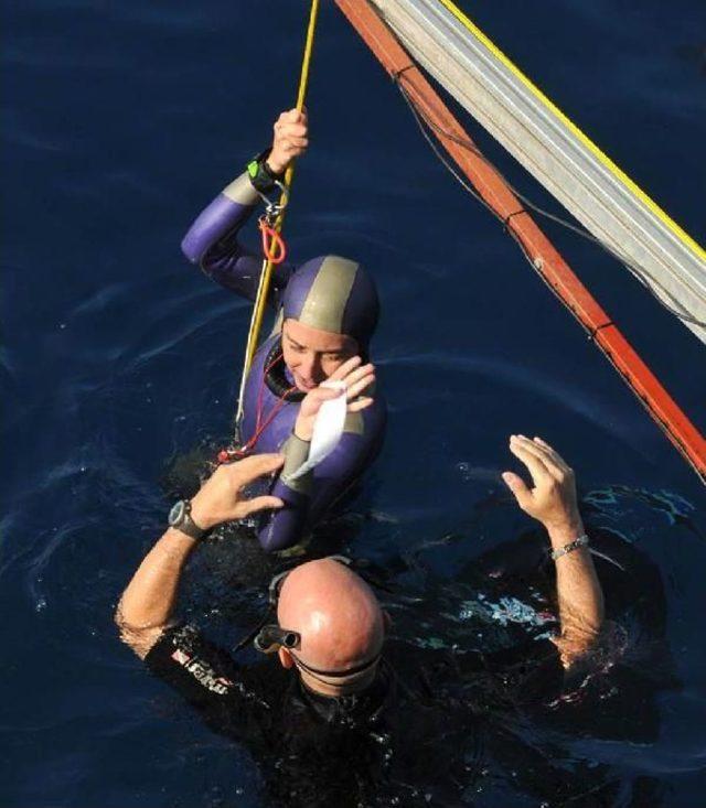 Dalgıçlar Kaş'ta Yarıştı